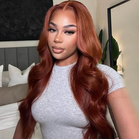 Mina / Reddish / Wavy / 13x4 HD / 200% / Glueless