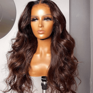 Nikki / Brown/ Wavy / 13x4 Precut HD / 200% / Glueless