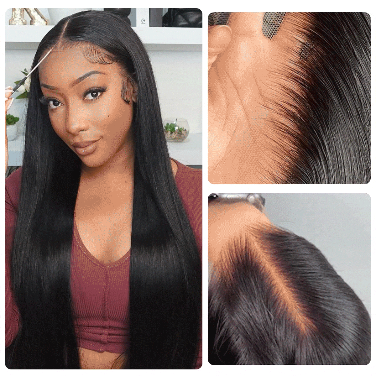 Anora / Full Fontal / Straight / HD Lace / 250%/ Glueless