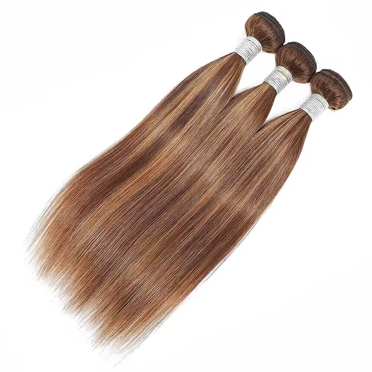 Tissage / Honey Blond / Silky Straight / 100% Brazilian Virgin Human Hair / 3pcs 300g