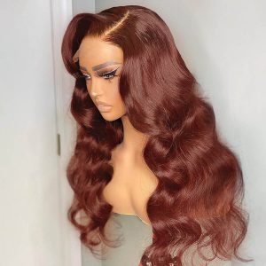 Mina / Reddish / Wavy / 13x4 HD / 200% / Glueless