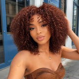 Aisha / Reddish Brown / Kinky Curly / 250% / Glueless